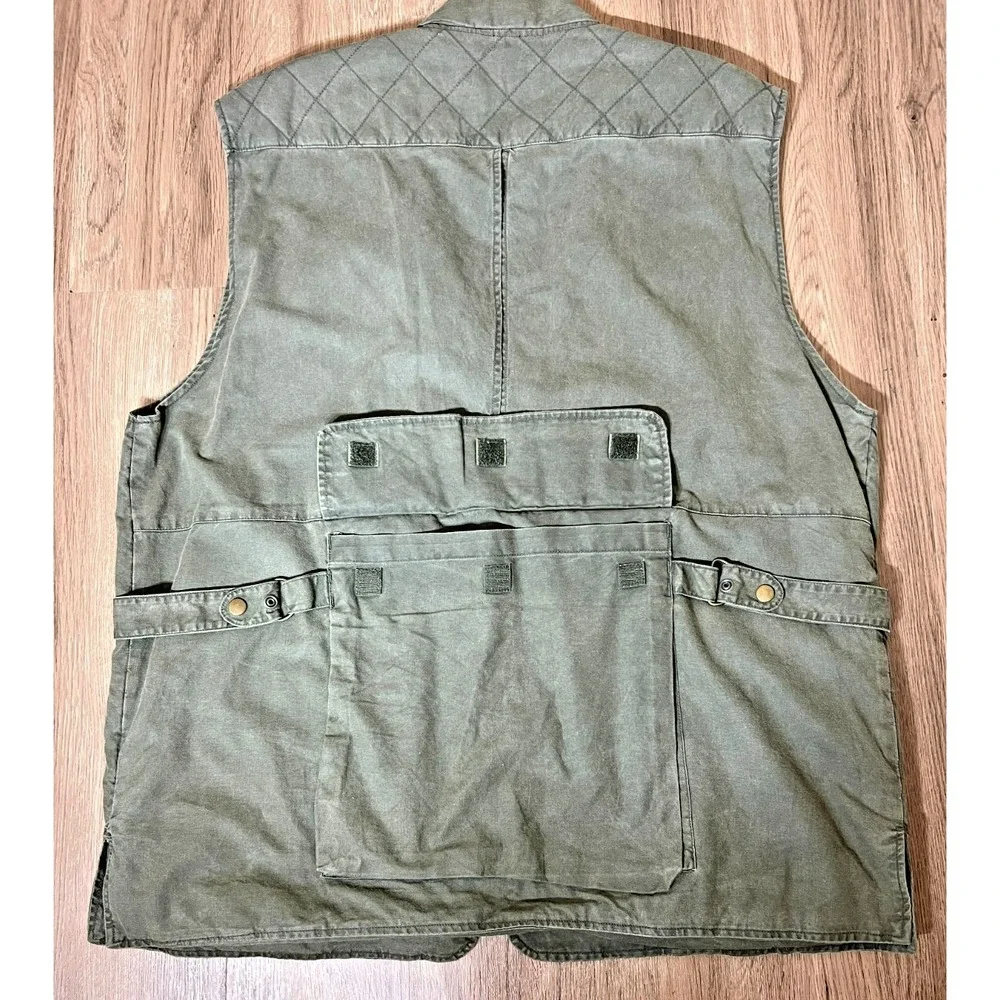 Woolrich Rugged Utility Vest Gorpcore Fishing‎ Hunting Multi Pocket Photography